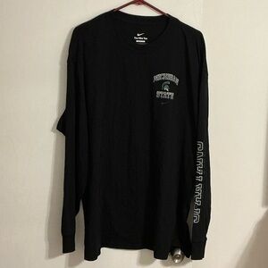 Nike Michigan State Spartans Tour Max 90 L/S T-Shirt Loose Fit Size XL/TG NEW